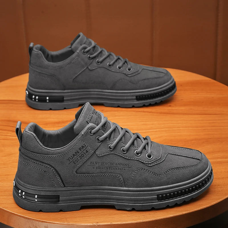 Upgrade your everyday style with these men’s fashion casual sneakers, designed for all-day comfort and versatility. Featuring a modern sporty look, these lightweight shoes pair effortlessly with jeans, shorts, or athletic w