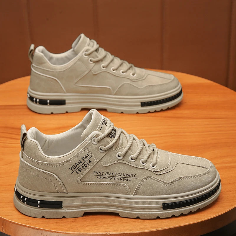 Upgrade your everyday style with these men’s fashion casual sneakers, designed for all-day comfort and versatility. Featuring a modern sporty look, these lightweight shoes pair effortlessly with jeans, shorts, or athletic w