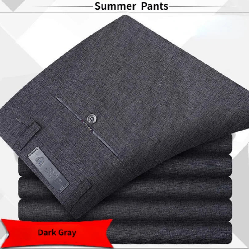 Men's Classic Dress Pants – High-Waisted Business Casual Trousers**

Elevate your everyday wardrobe with these classic men's dress pants, designed for a polished and versatile look. Perfect for business settings, special oc