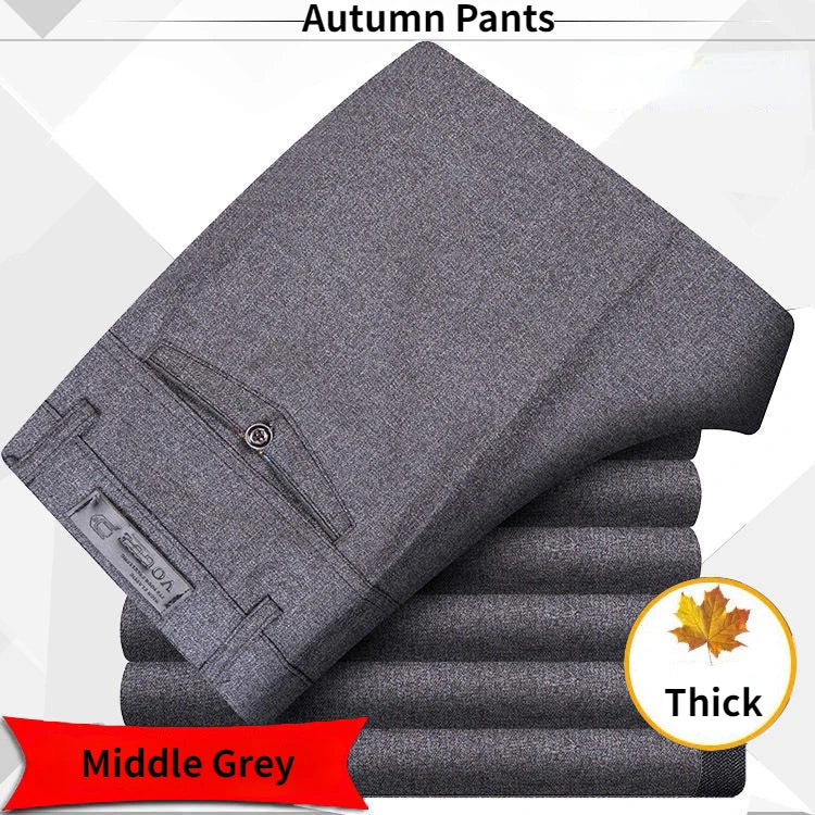Men's Classic Dress Pants – High-Waisted Business Casual Trousers**

Elevate your everyday wardrobe with these classic men's dress pants, designed for a polished and versatile look. Perfect for business settings, special oc