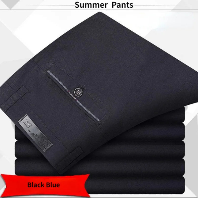 Men's Classic Dress Pants – High-Waisted Business Casual Trousers**

Elevate your everyday wardrobe with these classic men's dress pants, designed for a polished and versatile look. Perfect for business settings, special oc