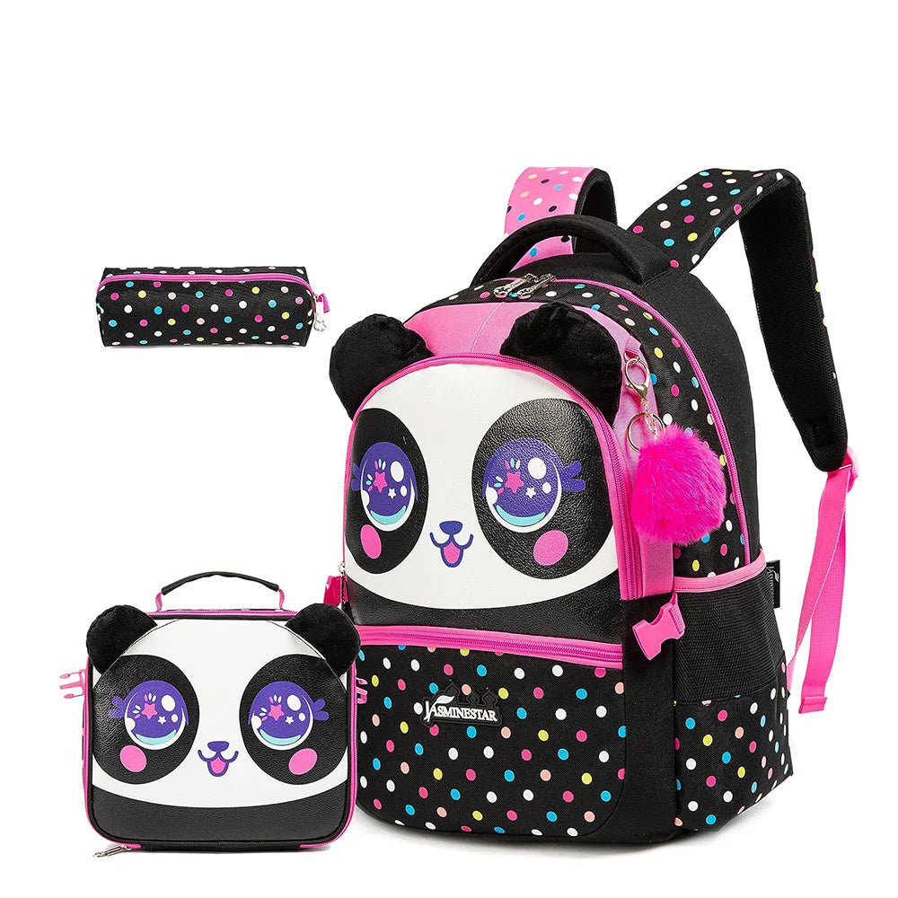 Kids Backpacks for Girls School Bag with Lunch Box School Backpack for Girls Set Cute Bookbag for Kindergarten