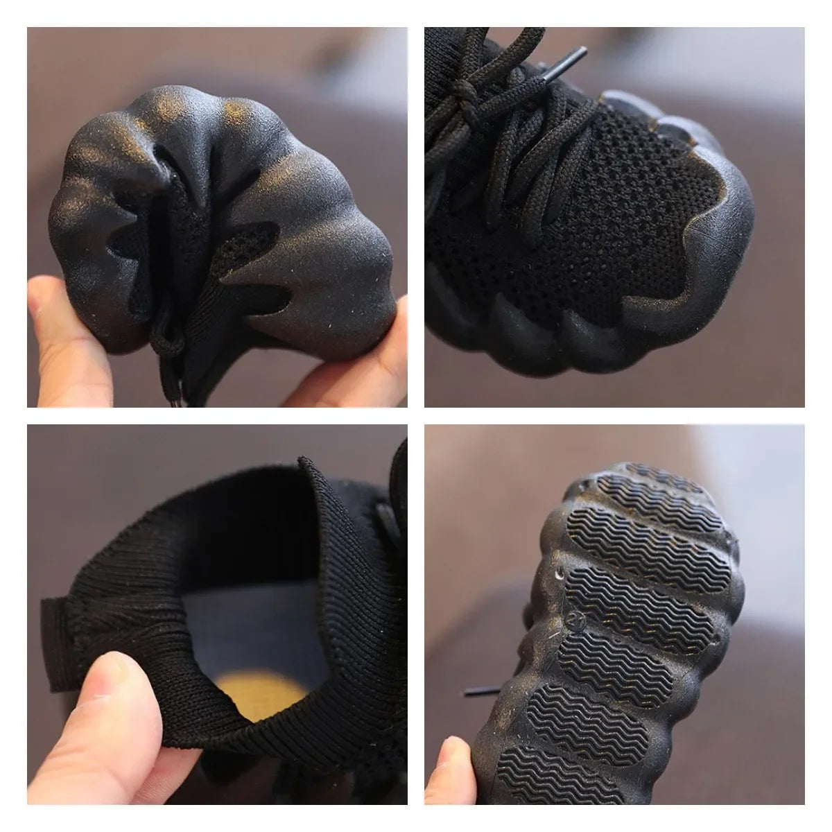 Luxury Designer Children Running Sneakers Boys Kids Shoes Mesh Breathable Anti-Slip Sport Casual Shoes Fashion Toddler Flat Shoe