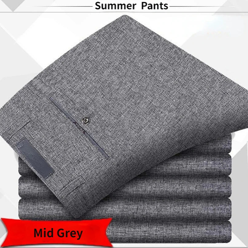Men's Classic Dress Pants – High-Waisted Business Casual Trousers**

Elevate your everyday wardrobe with these classic men's dress pants, designed for a polished and versatile look. Perfect for business settings, special oc